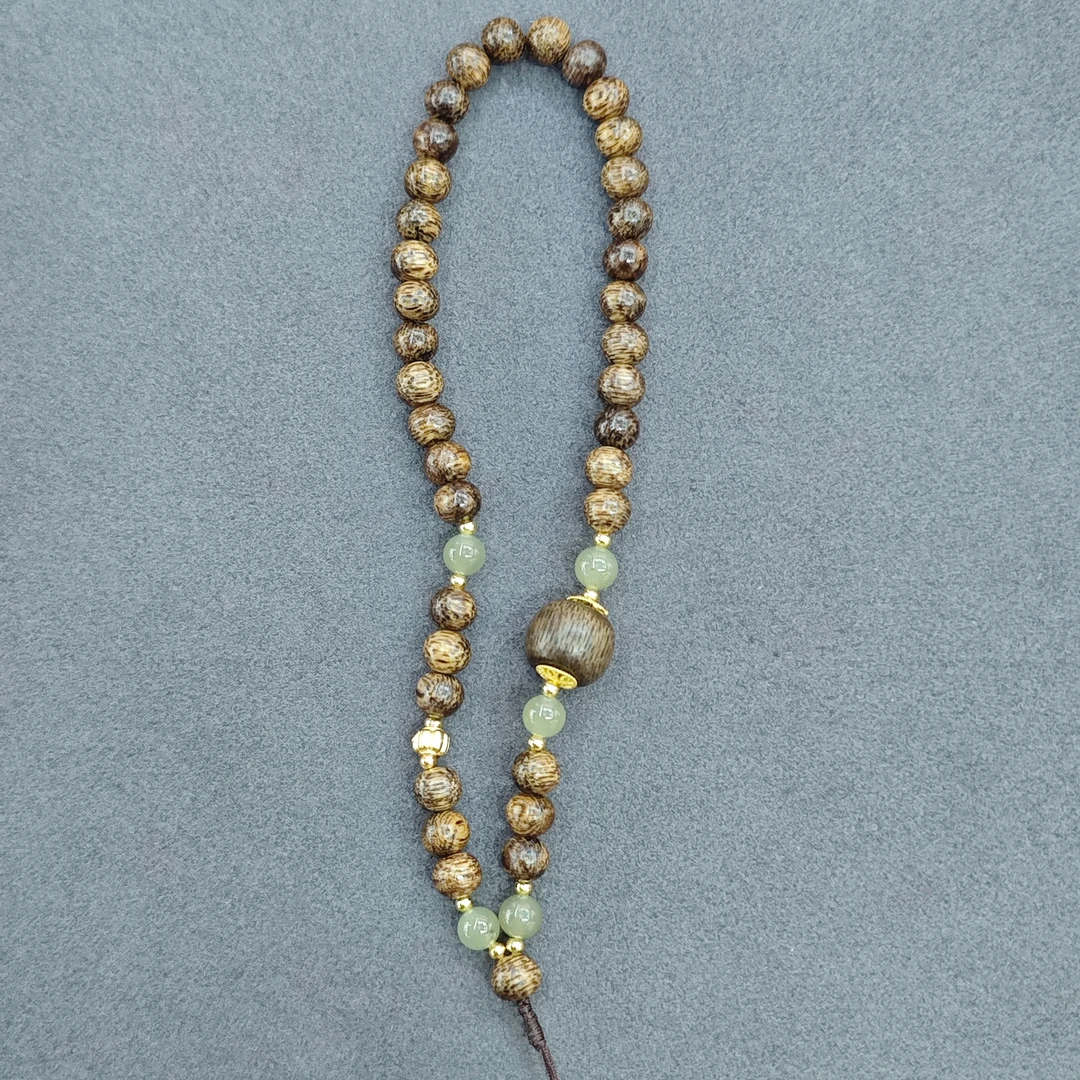 檀檀k6和田玉手机挂0060