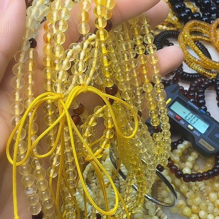 琥珀未镶嵌珠宝奇石