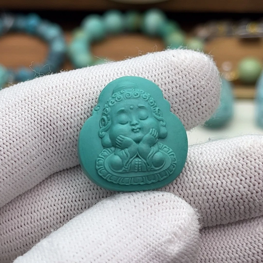 未镶嵌绿松石珠宝奇石