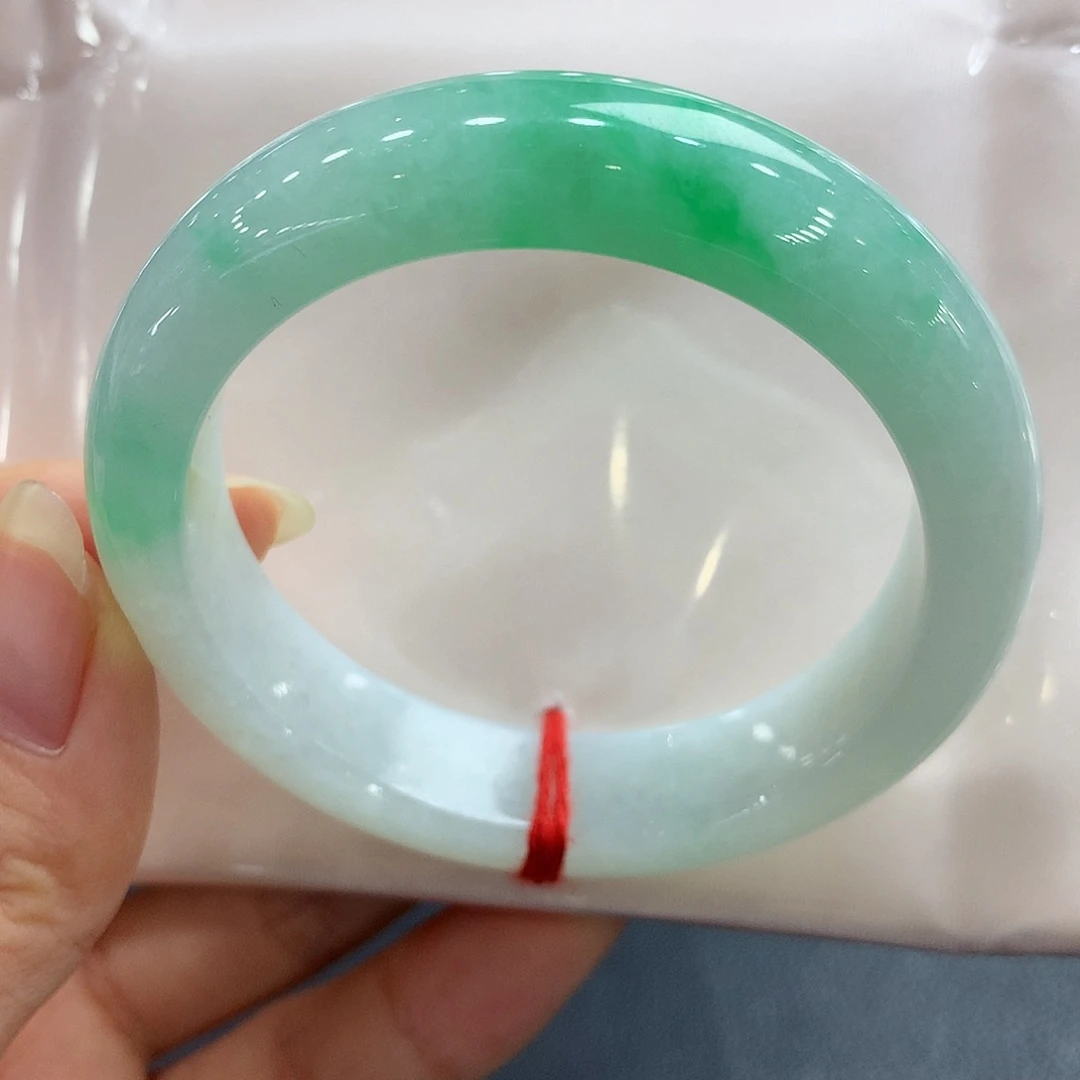 翡翠未镶嵌手镯翡翠手镯51.2