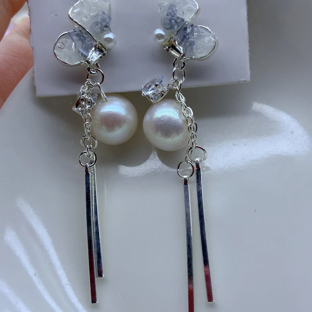 淡水珍珠耳饰未镶嵌