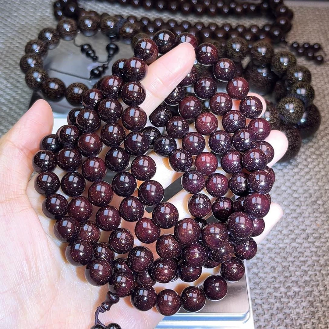 檀香紫檀（小叶紫檀）1.0 108 带星