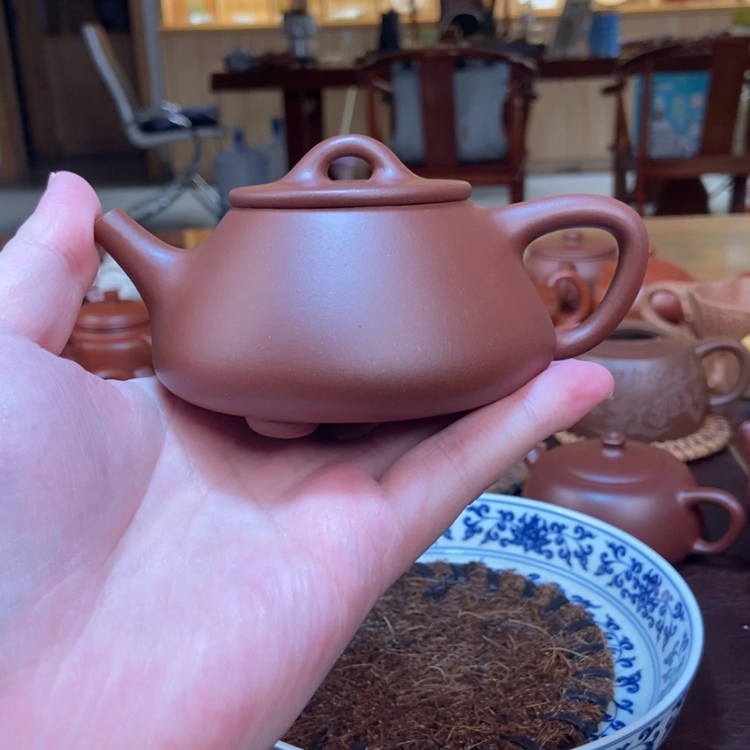 茶壶紫砂木*石瓢紫砂壶
