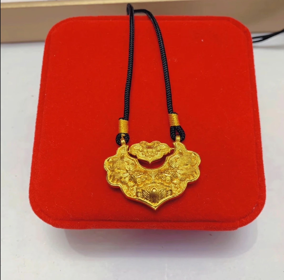 甄选 999-双鱼锦鲤吊坠A005