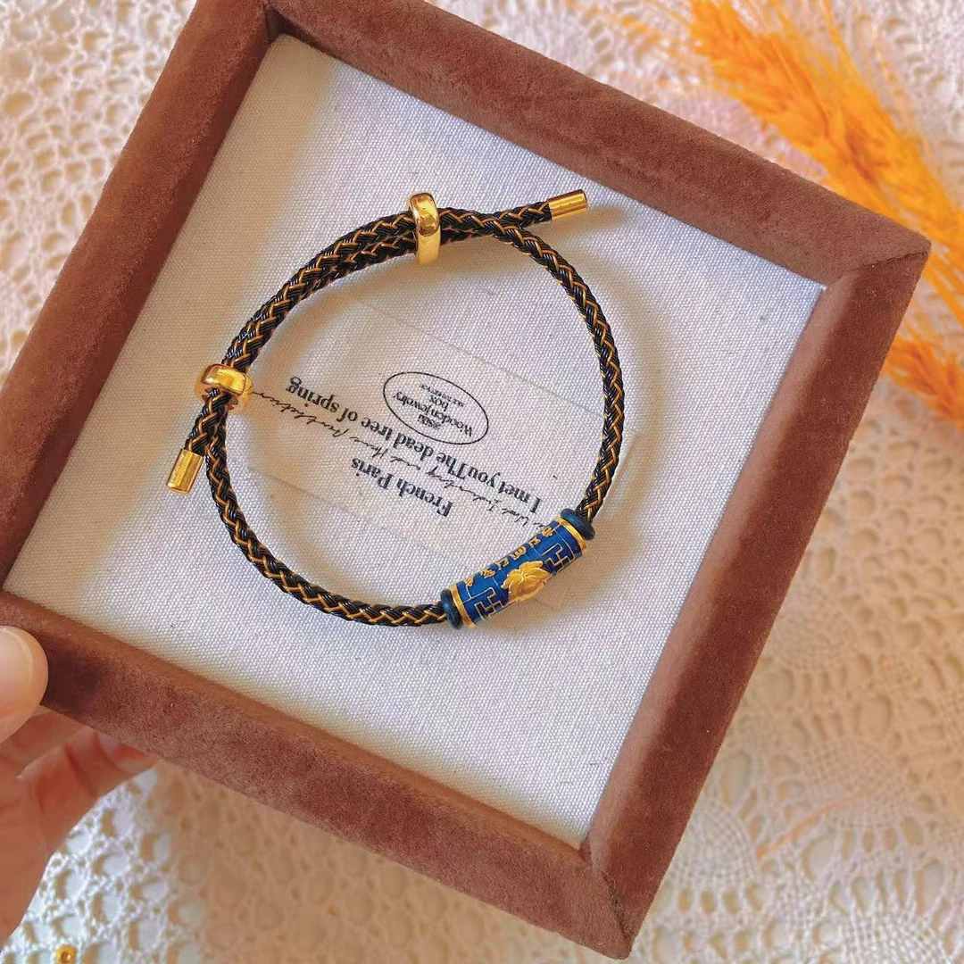 QIAMI AC 洽米高定【藏式莲花手绳】新国潮复古时尚百搭款