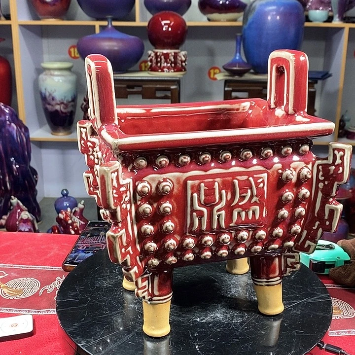 瓶中国神垕精品钧瓷