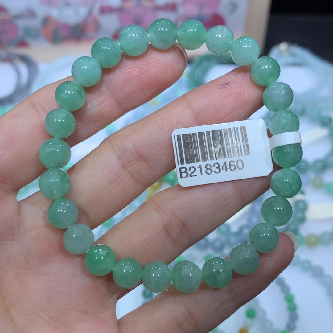 翡翠未镶嵌手链天然