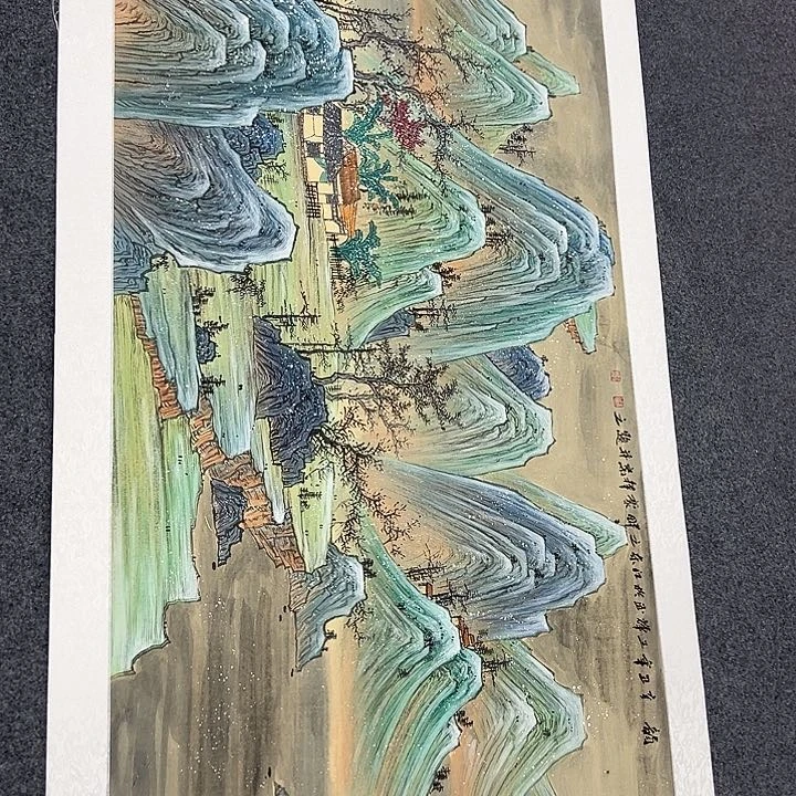 竖款喜欢山水，惊喜连连