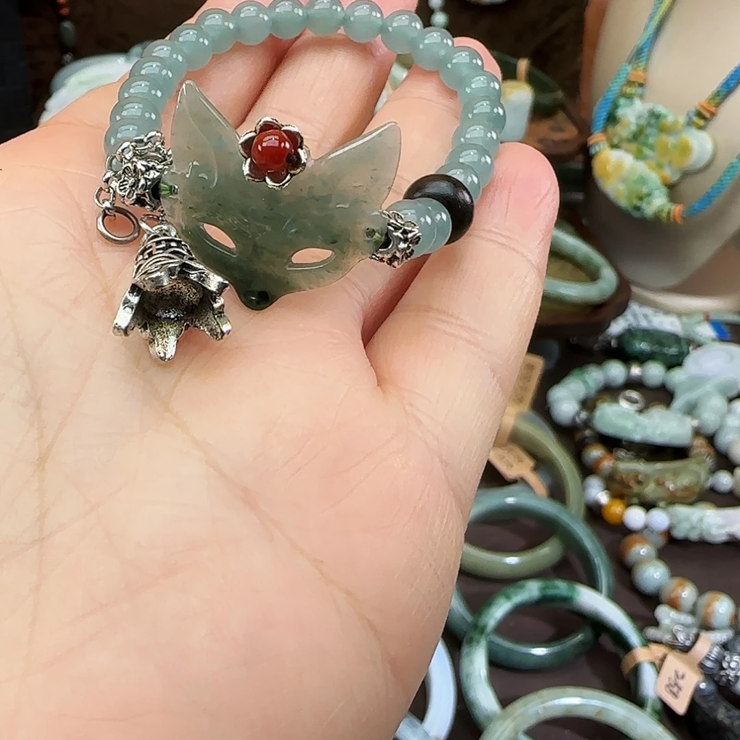 翡翠未镶嵌手链手链