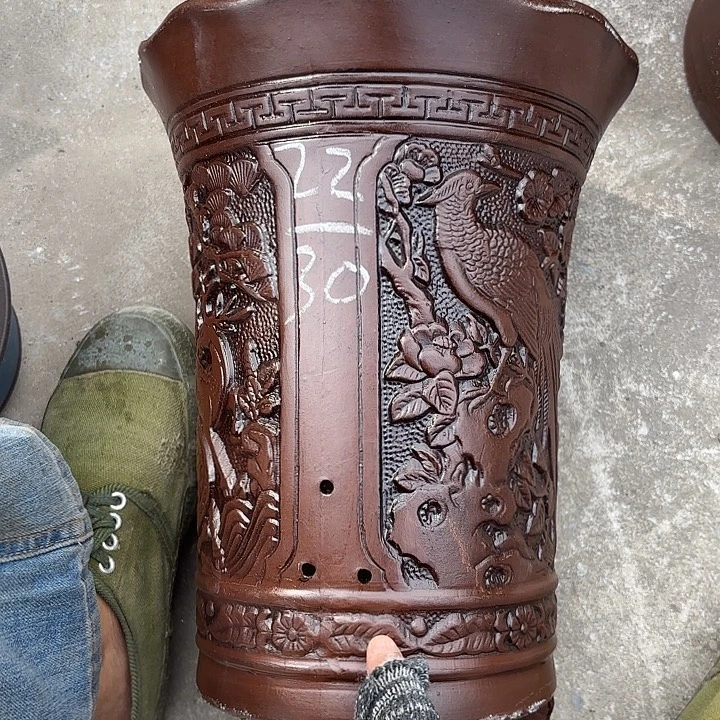 紫砂花盆紫砂的颜色