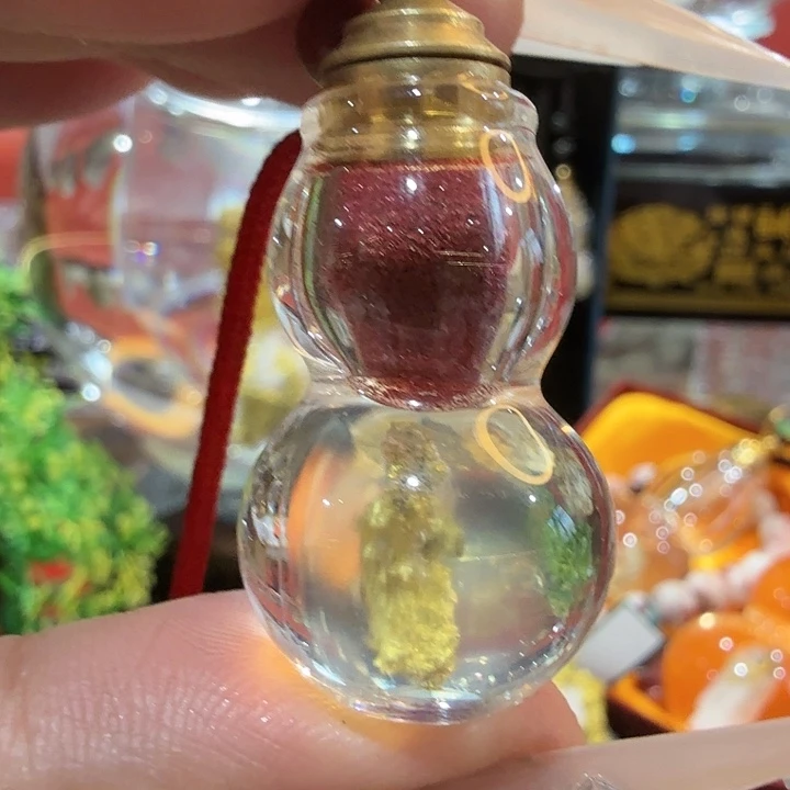 聚金阁天然明金小葫芦