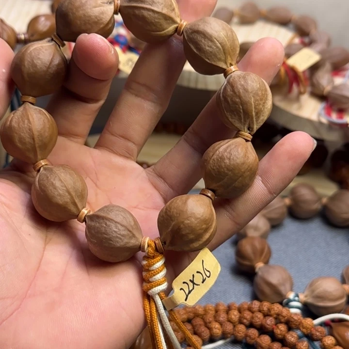 啥***是橄榄核手串/手链梅林铁核三花鲨鱼背22-26