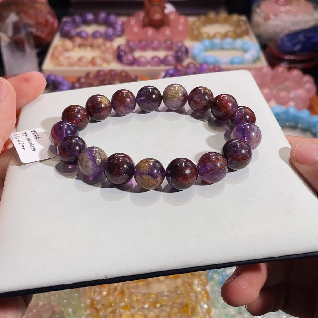 手链未镶嵌水晶紫钛幽灵12.2mm