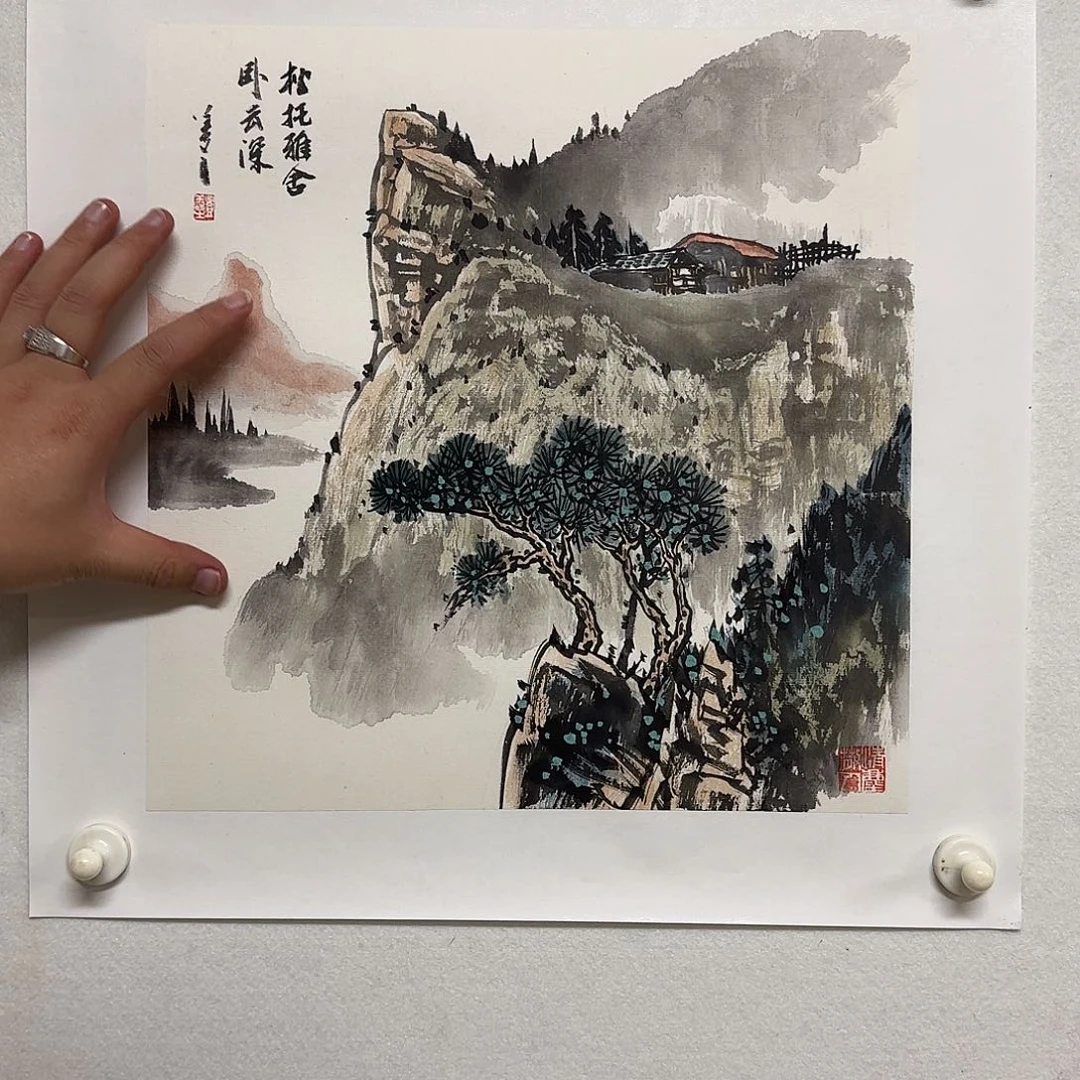 国画实力派画派画家作品