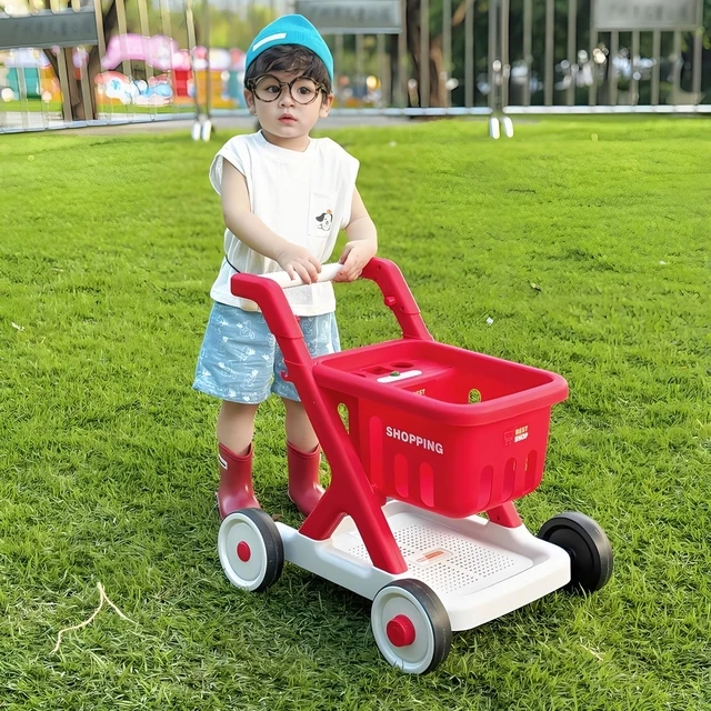 儿童手推车购物车婴儿学步车宝宝一周岁礼物超市扮家家酒玩具小推