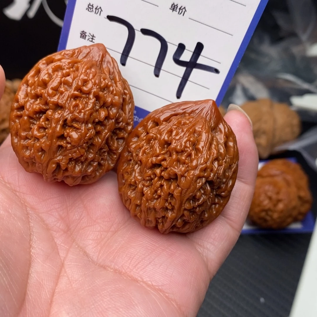 把件桃核蒜头36mom