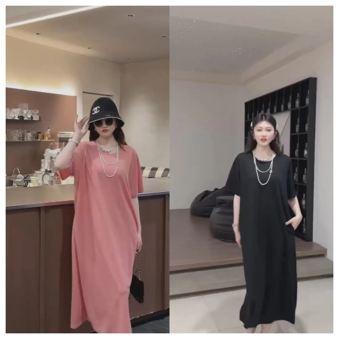 9702慵懒风百搭显瘦连衣裙