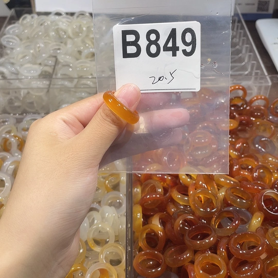 未镶嵌戒指玛瑙/玉髓849