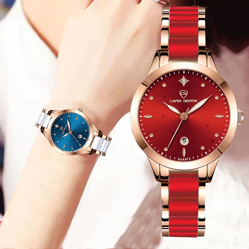 女式腕表新款手表轻奢时尚百搭防水简约潮流手表女士气质石英表