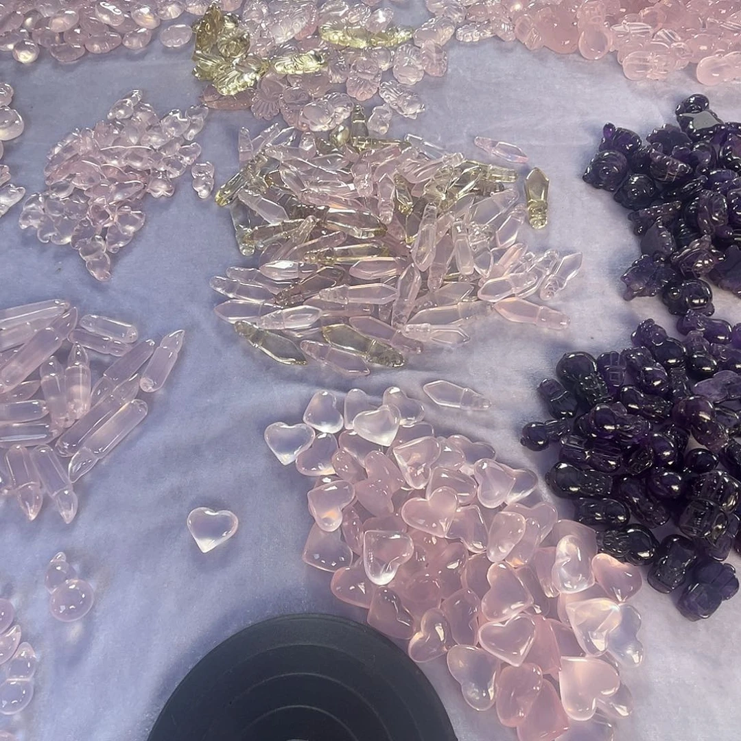 银S925镶嵌颈饰紫晶后*粉水晶葫芦