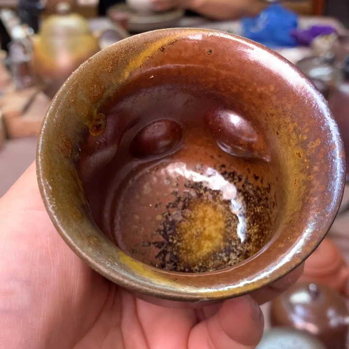 茶壶紫砂纯自然高温无釉裸柴烧