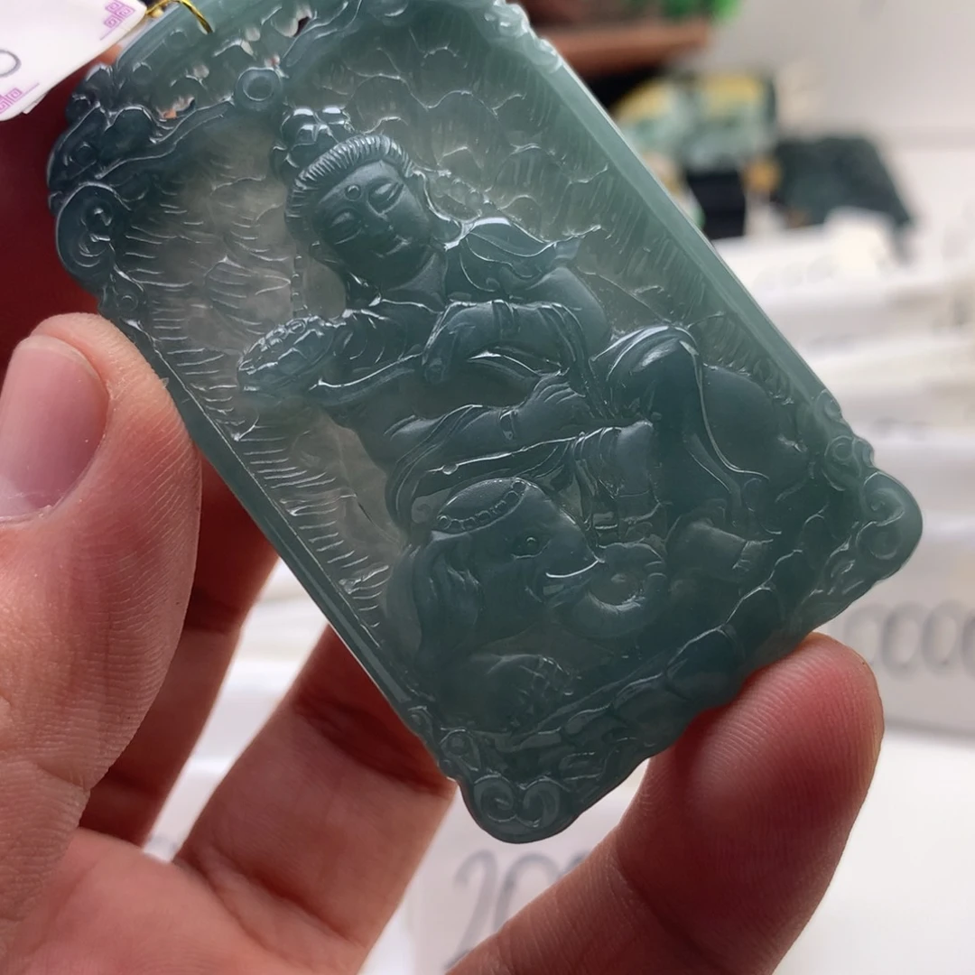 颈饰未镶嵌翡翠普贤