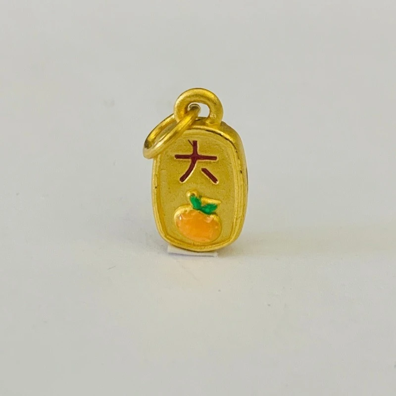 水贝黄金足金999大吉大利加厚DP1051