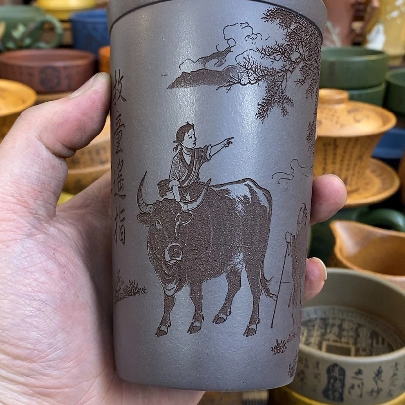 【闪购商品】紫砂杯子宜兴全手工紫砂杯