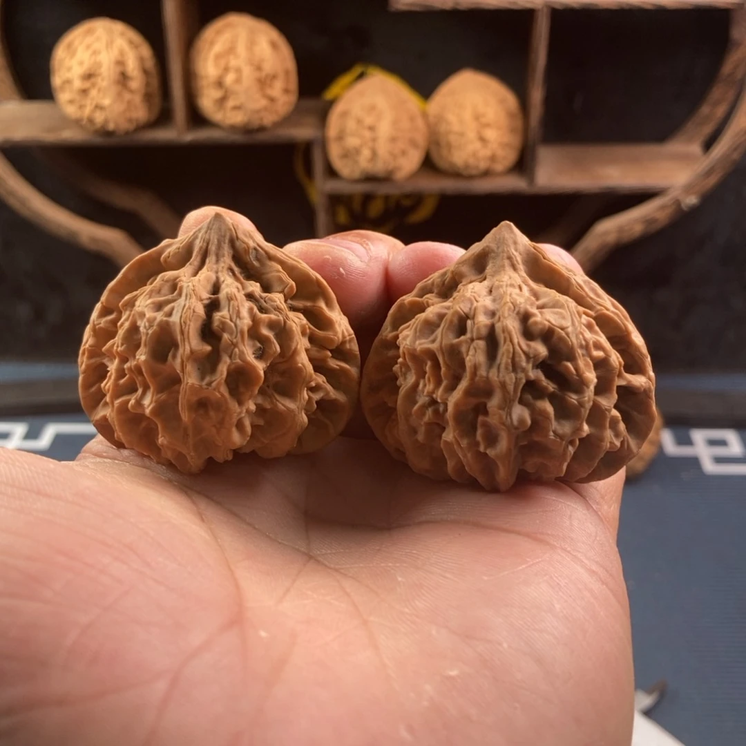 文玩核桃把件六**?44龙门涧精修