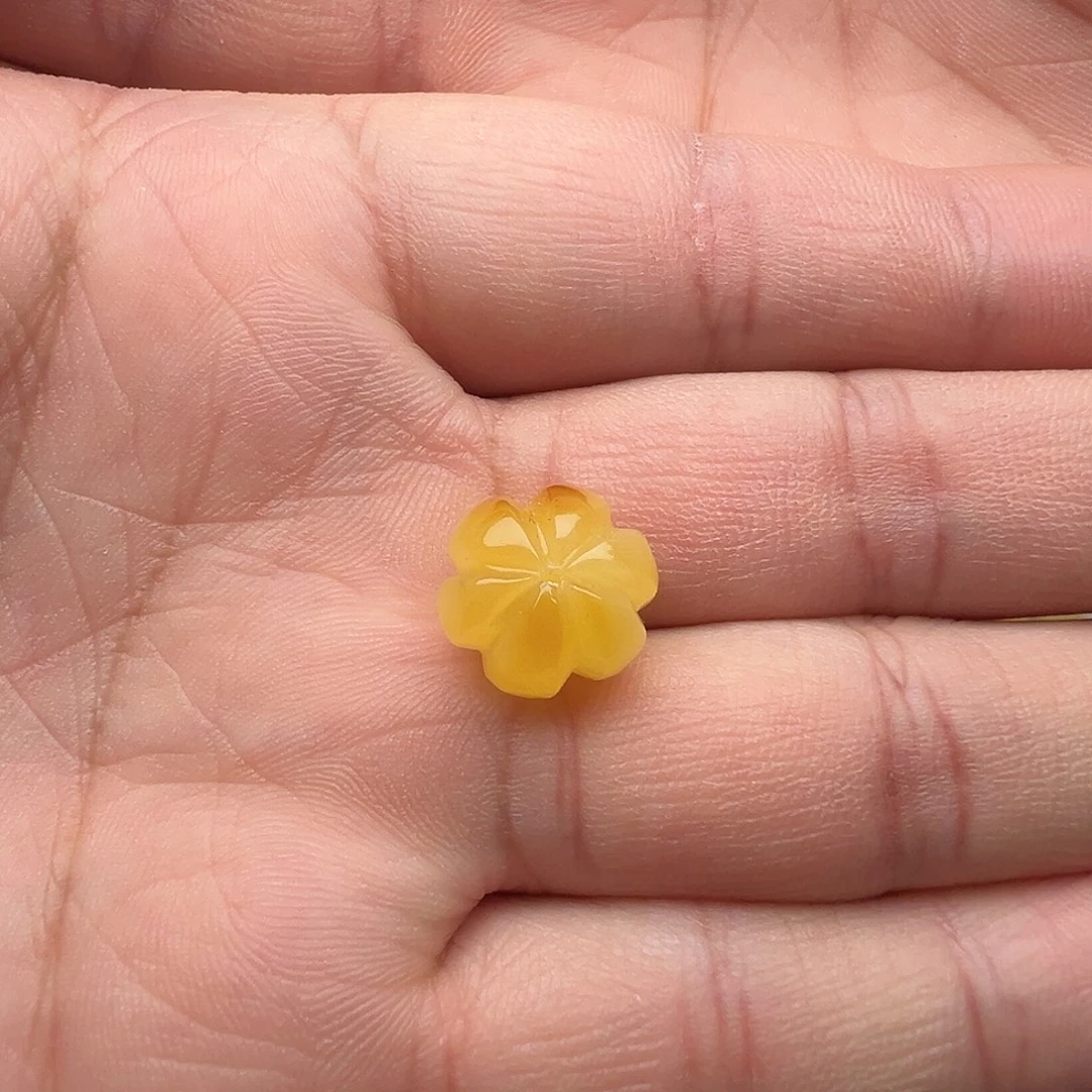 蜜蜡未镶嵌颈饰南瓜珠提溜