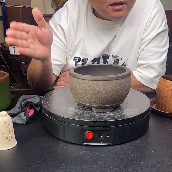 紫砂花盆货号一只K4