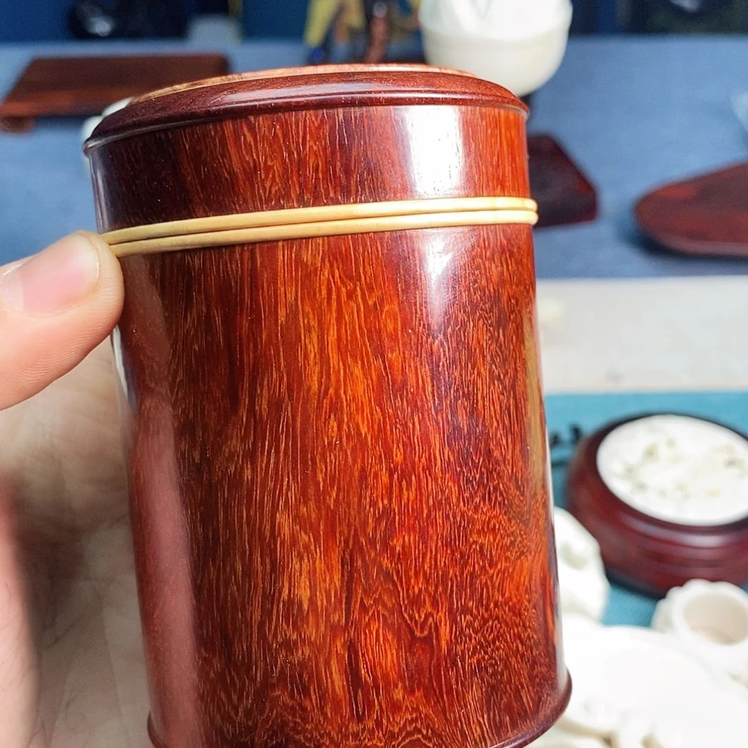 檀香紫檀（小叶紫檀）化*茶叶罐