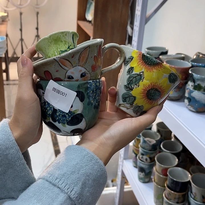 陶霜景德镇釉下手绘陶瓷