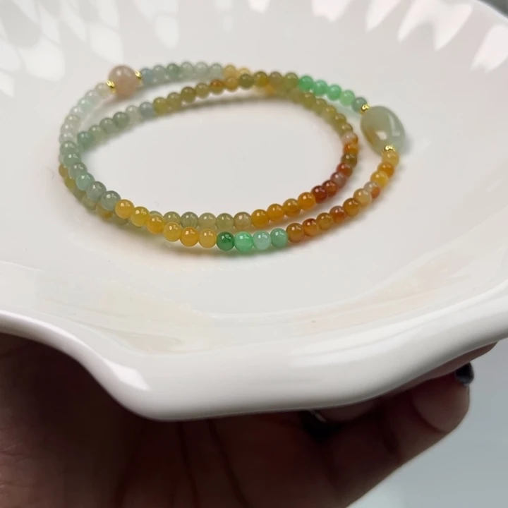 半****翡翠未镶嵌手串翡翠