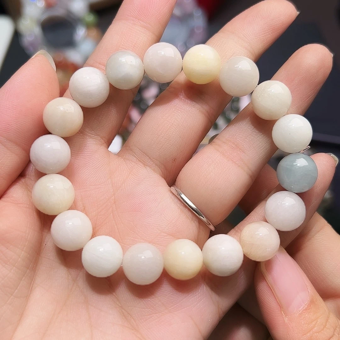 未镶嵌手链水晶彩兔毛17号