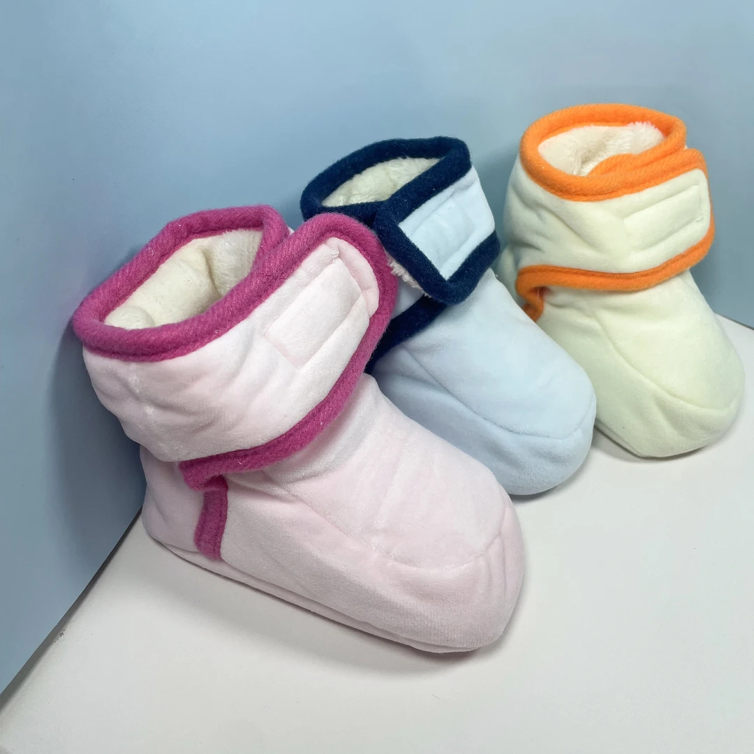 婴儿鞋子0-6个月冬天（2双装）