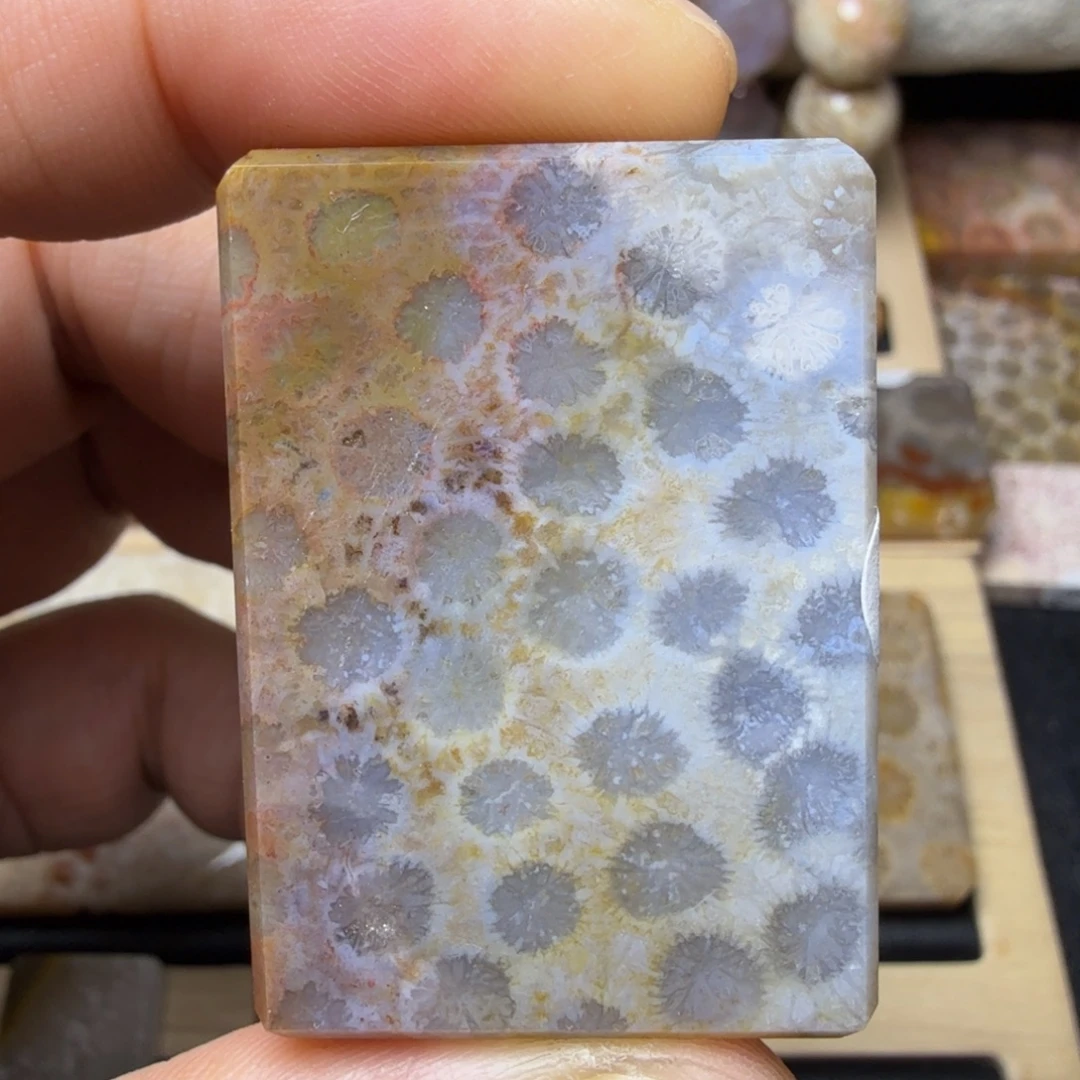 硅化玉未镶嵌天然有机玉石保真色