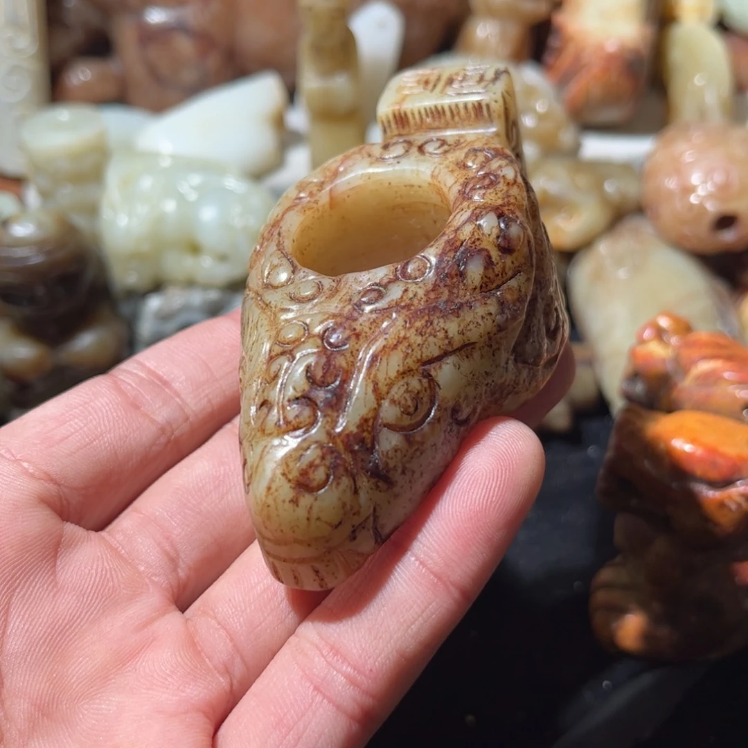 ༀ****和田玉未镶嵌挂件