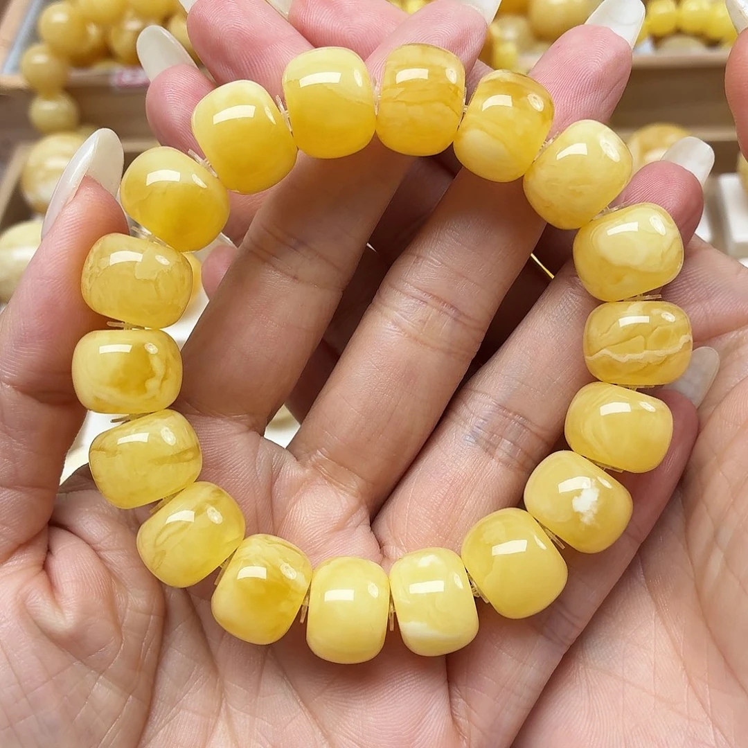 蜜蜡未镶嵌裸石16+蜜蜡手串