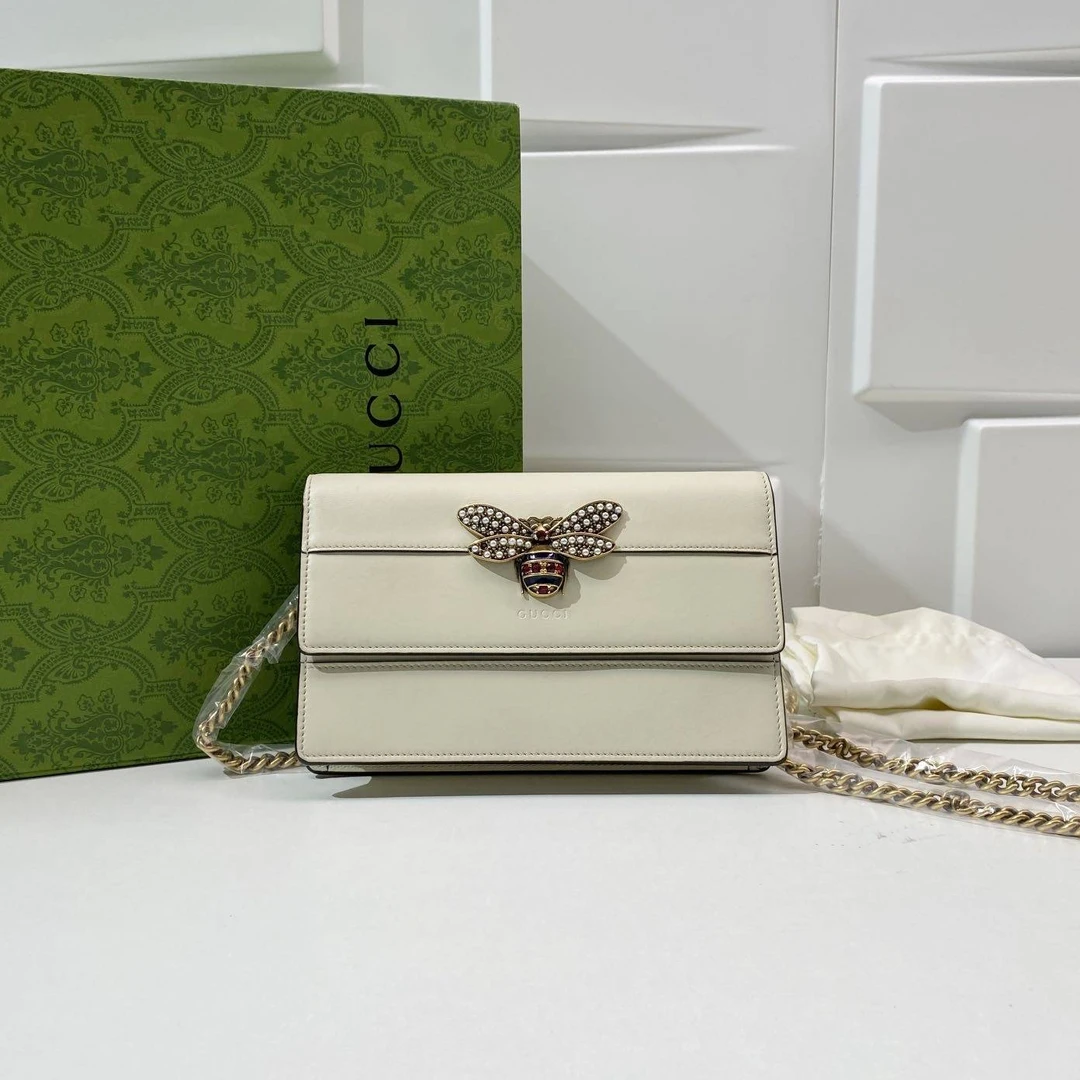 95新 GUCCI/古驰 玺越奢品 古驰蜜蜂woc THKE151