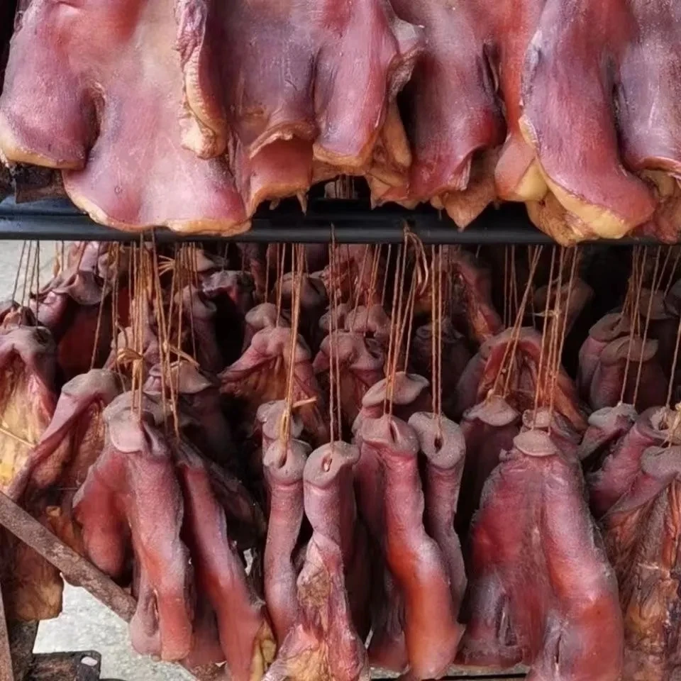 【腊猪拱嘴】现场称重川味腊猪拱嘴烟熏酱香卤味腌制