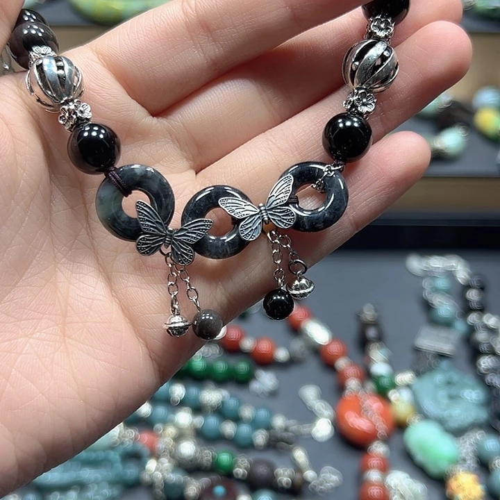 翡翠未镶嵌手链手链