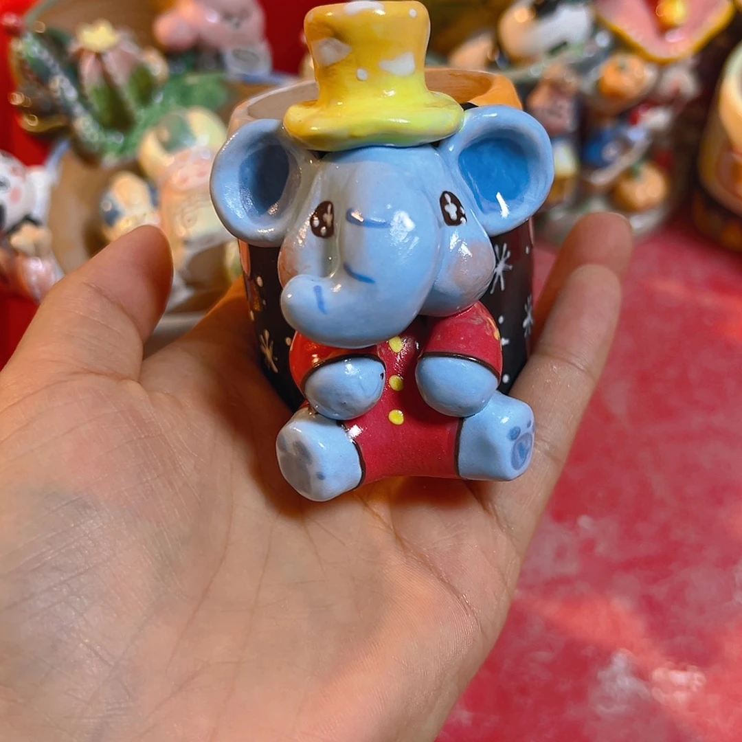 清仓老梧家的手工多肉花盆