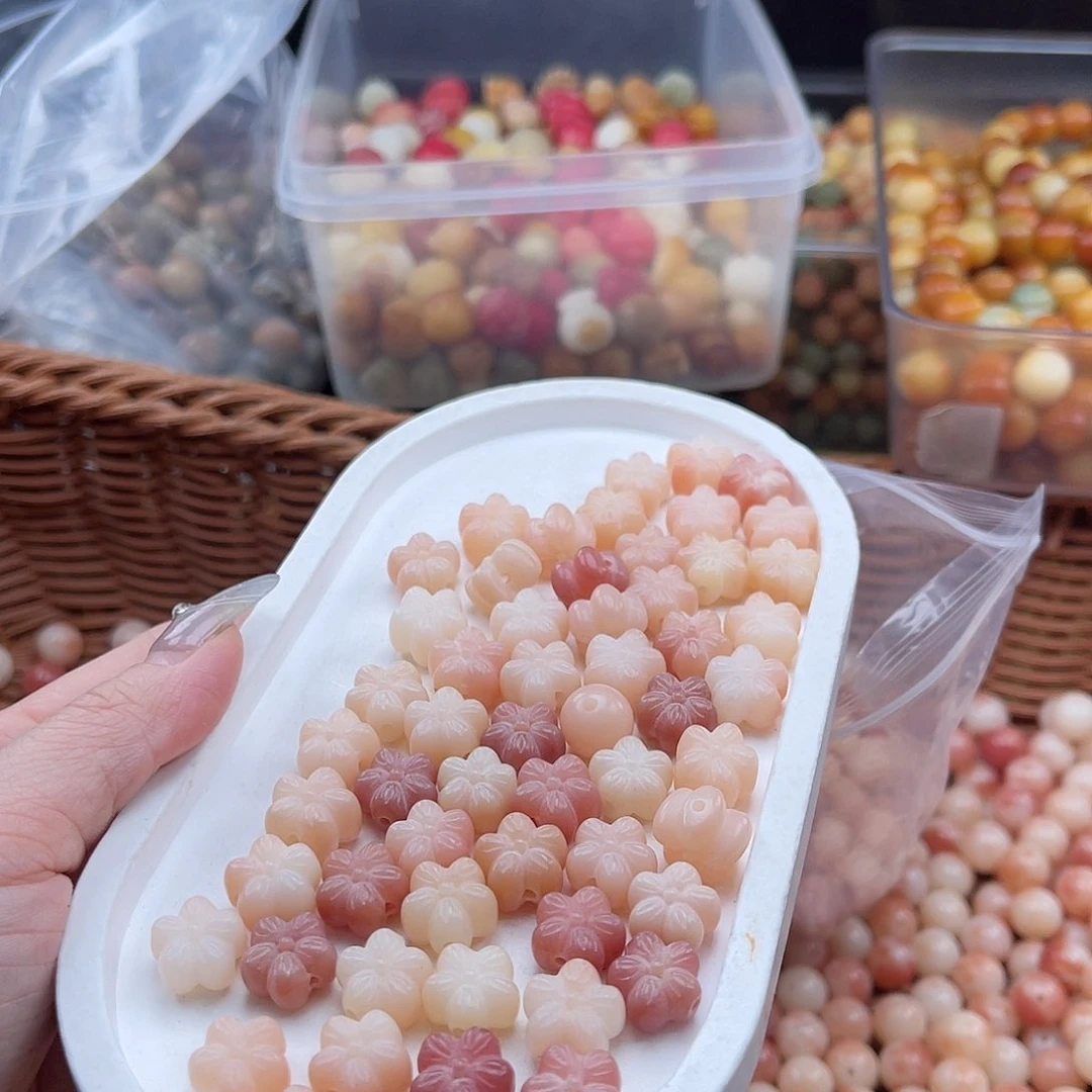 白玉菩提吊坠a12mm/5+5颗