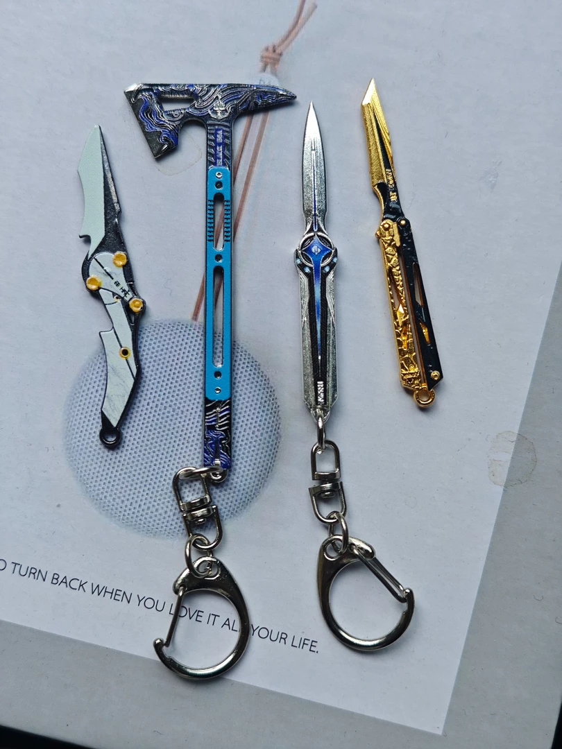 三角洲行动周边合金钥匙扣模型北极星