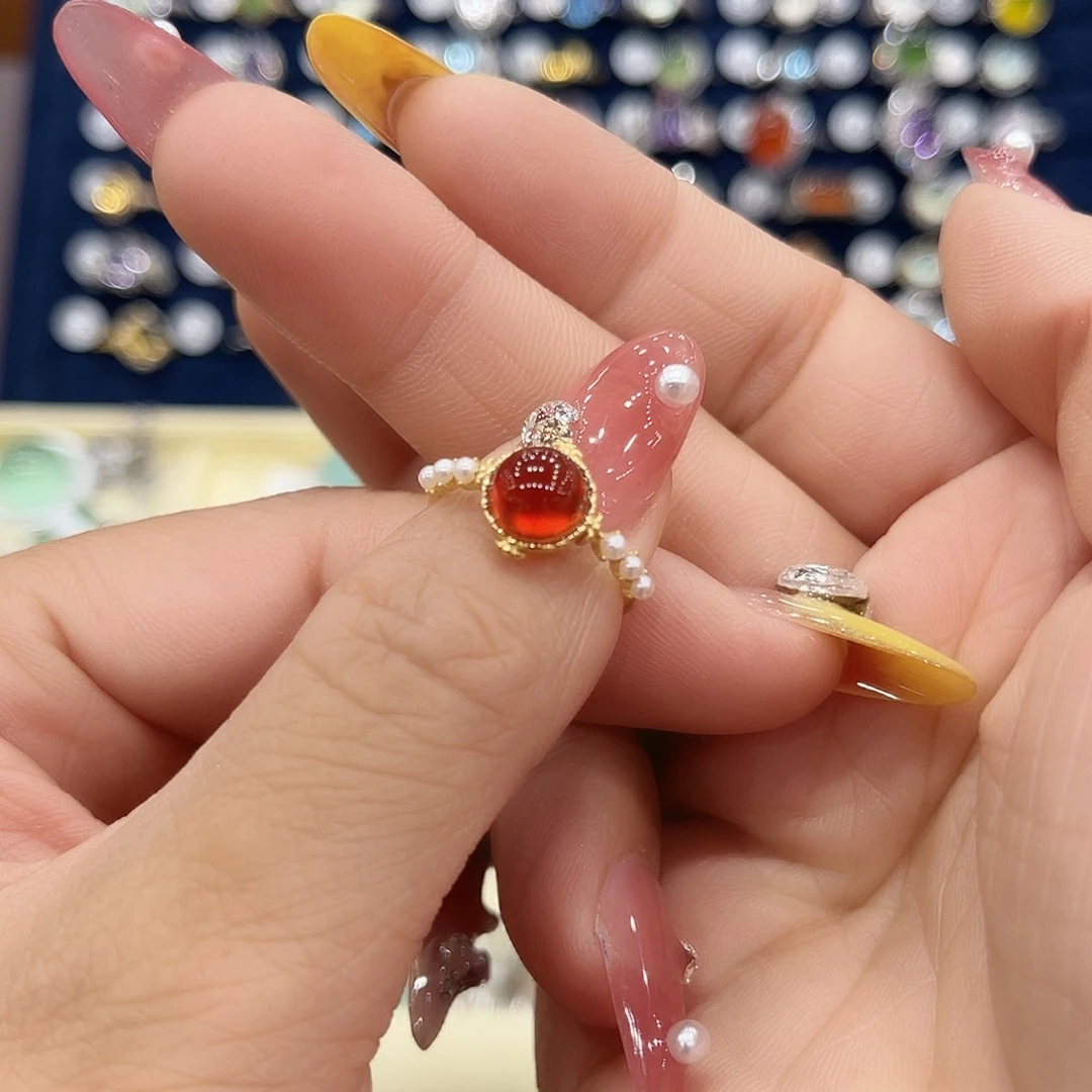 岫玉银S925镶嵌戒指N****✨戒指