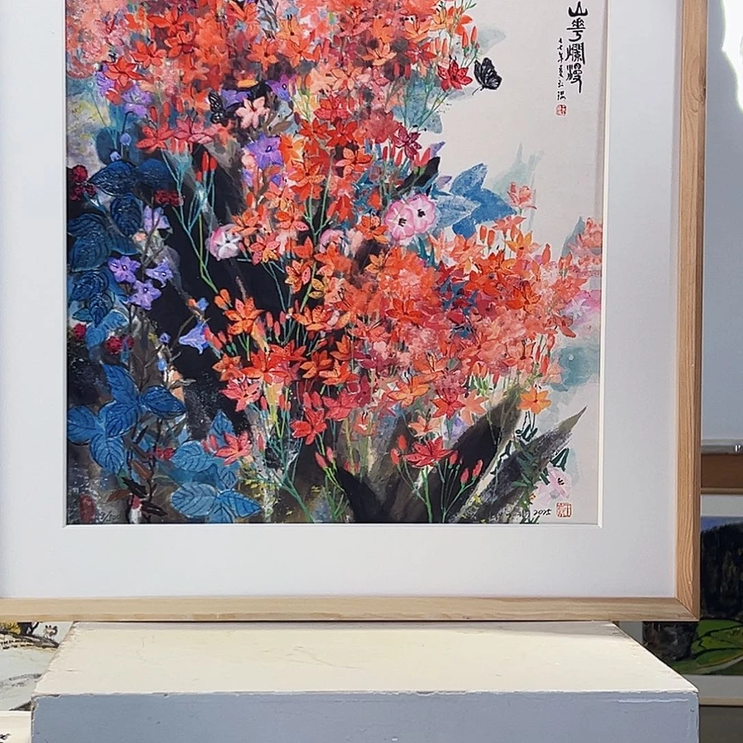 版画耿玉琨亲签限量版画s