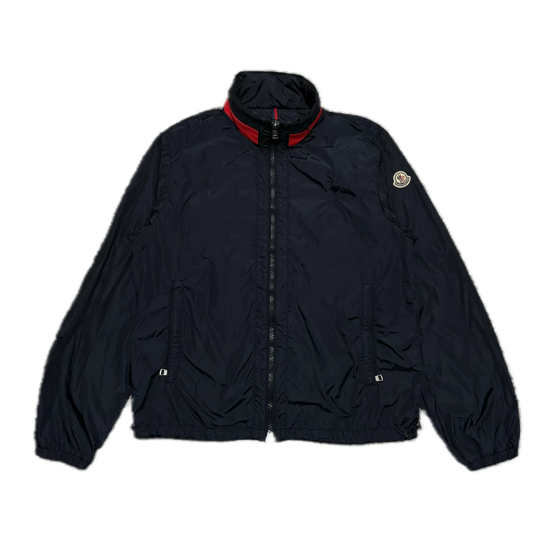 99新 MONCLER 藏青色领子logo冲锋衣1码