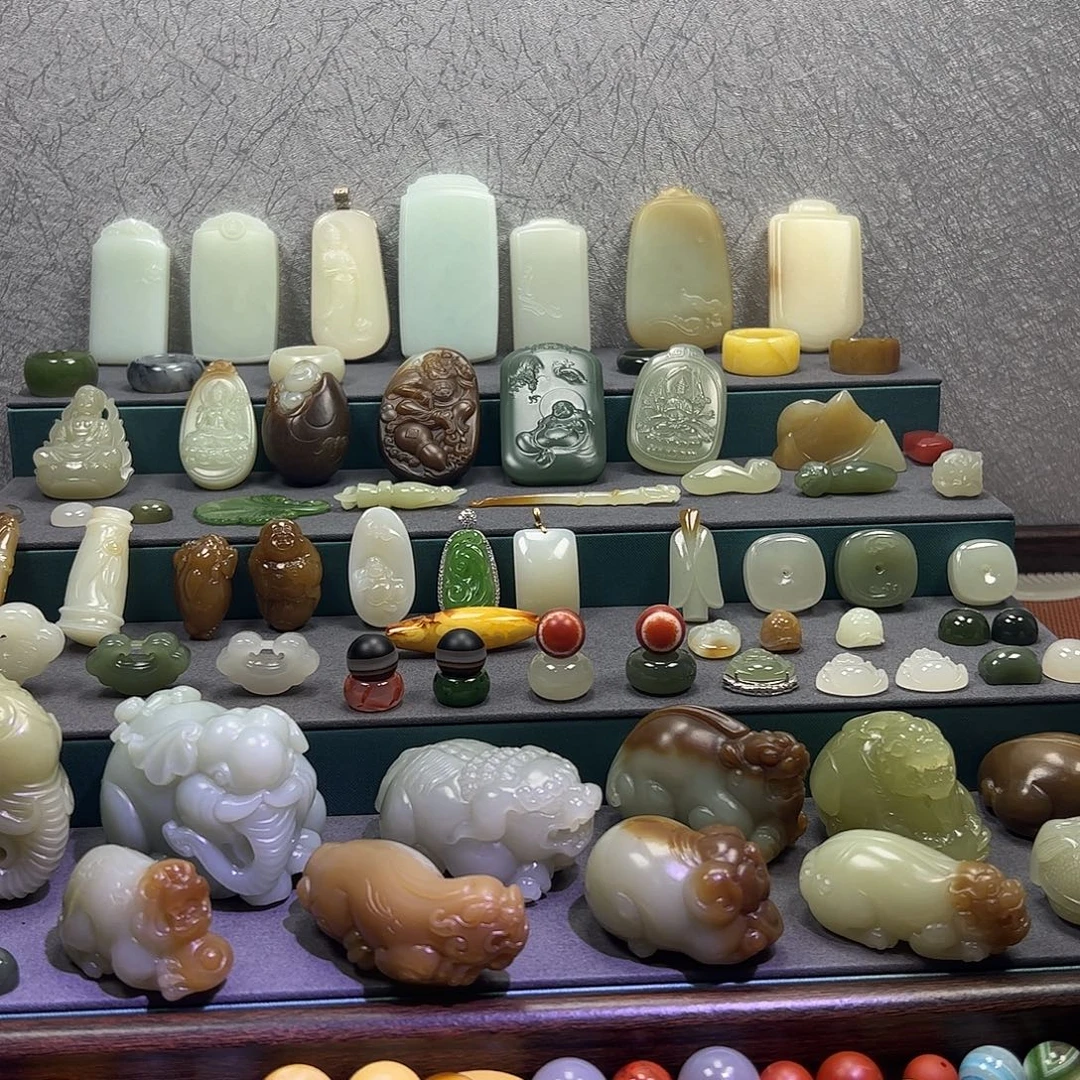 暮***辰和田玉（糖玉）未镶嵌颈饰