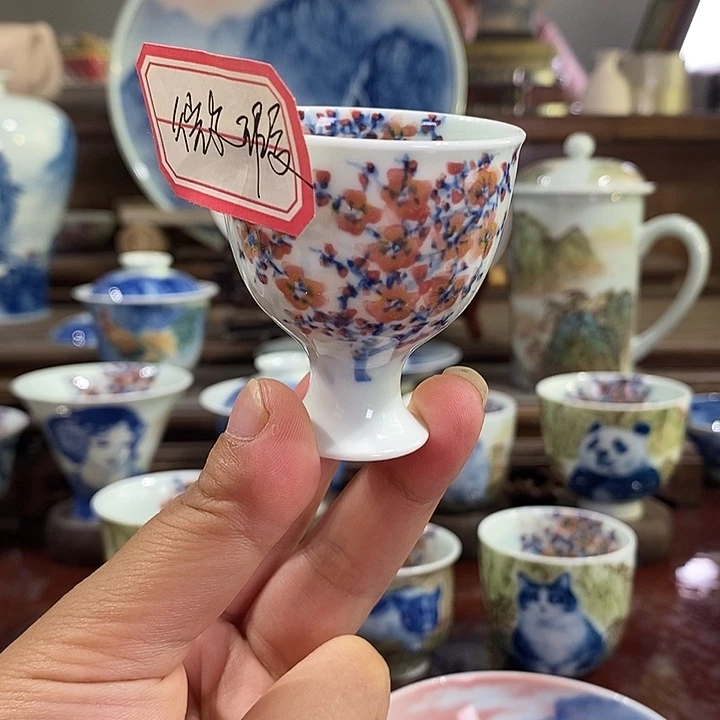 杯景德镇手工手绘陶瓷，高亮兴老师作品